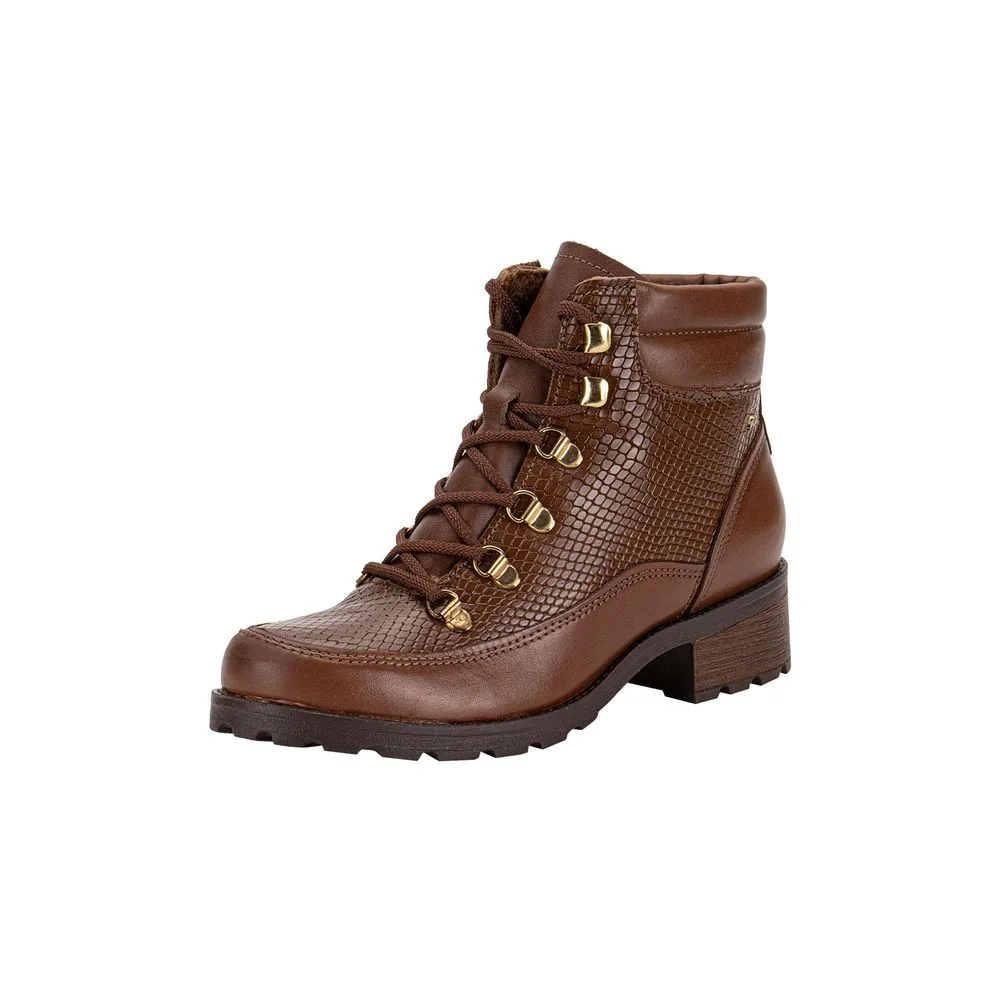 Bota Feminina Coturno Pegada 281418 CARAMELO 33