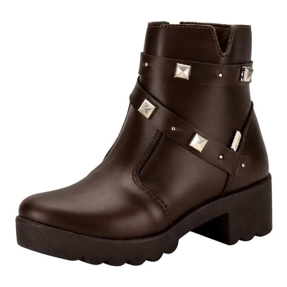 Bota Infantil Feminina Liz Kidy 0332802 CAFÉ 28