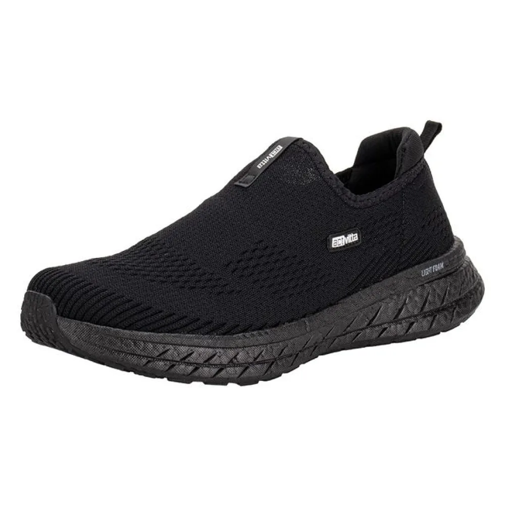 Tênis Masculino Slip On Actvitta 4931103 PRETO 01 38