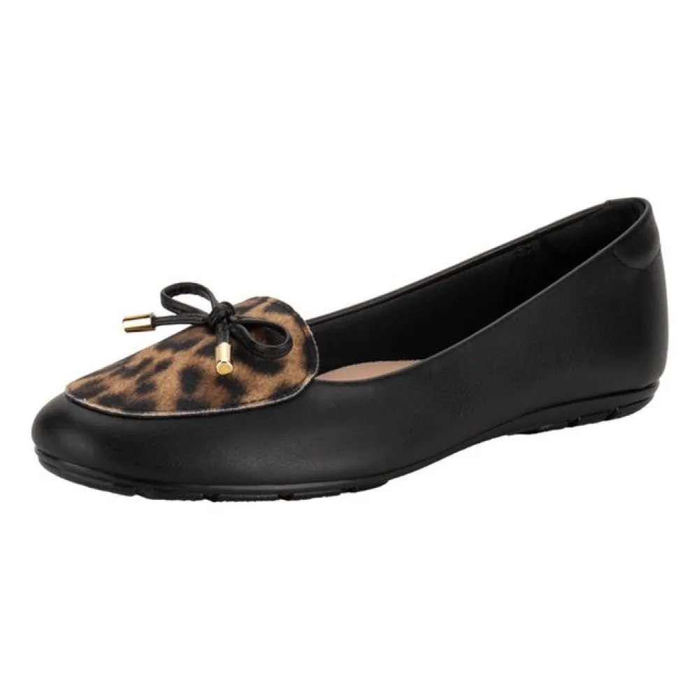 Sapatilha Feminina Flat Moleca 5800105 ONÇA 36