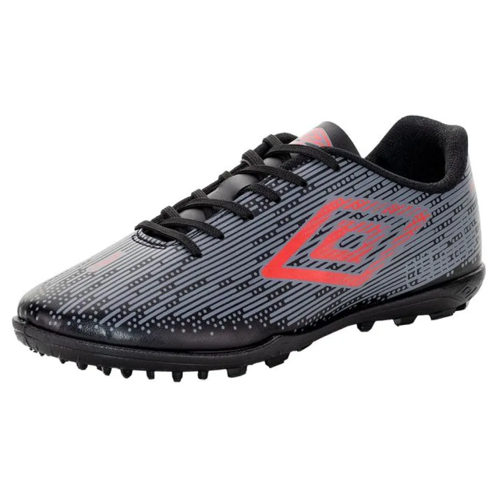 Chuteira Masculina Society Fast Umbro - U01FB048 PRETO/CINZA 38