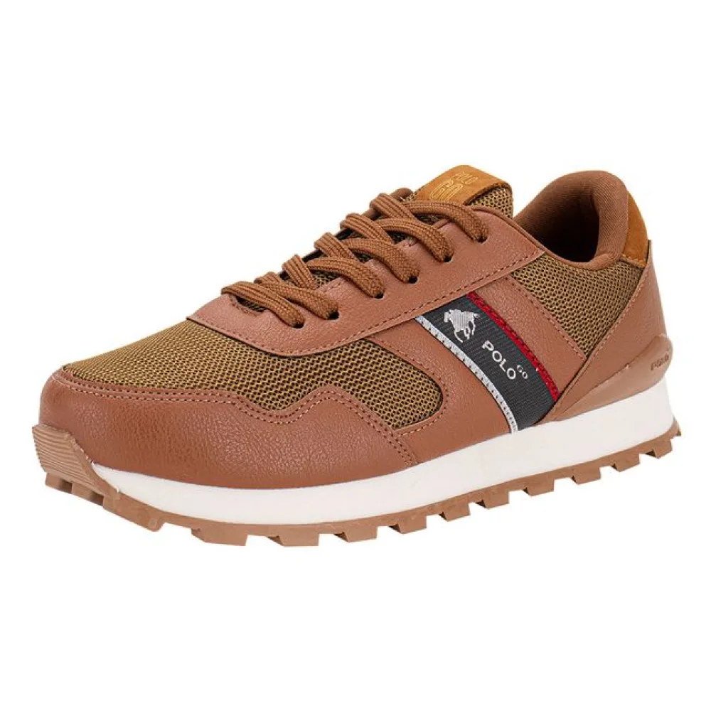 Tênis Masculino Casual Polo Go GO355 CARAMELO 01 37