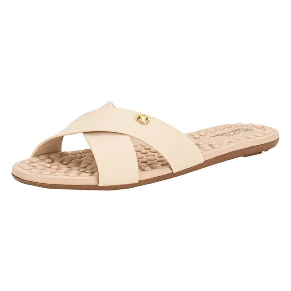 Sandália Feminina Rasteira Modare - 7163105 MARFIM 01 35