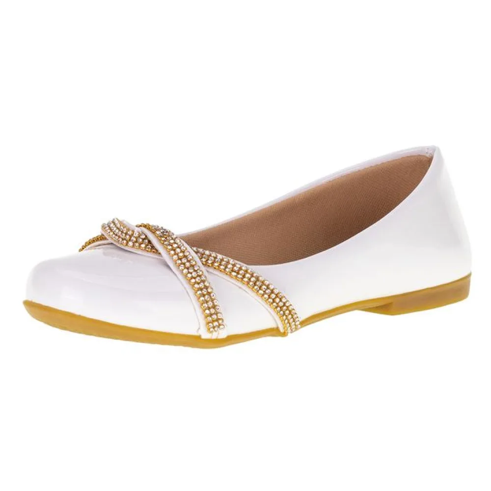 Sapatilha Infantil Feminina Lalilu - C01 BRANCO 28