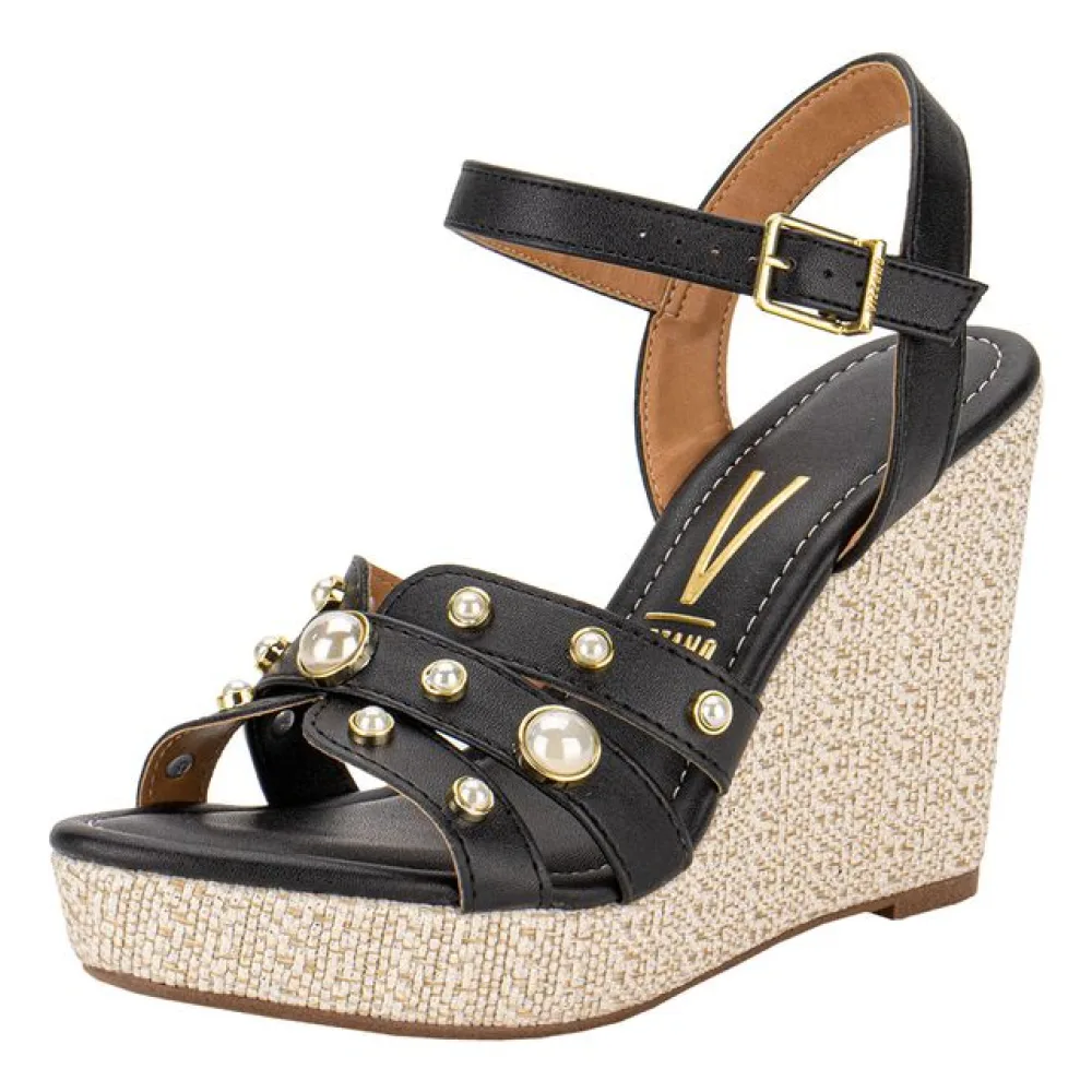 Sandália Feminina Anabela Vizzano 62832117 PRETO 34