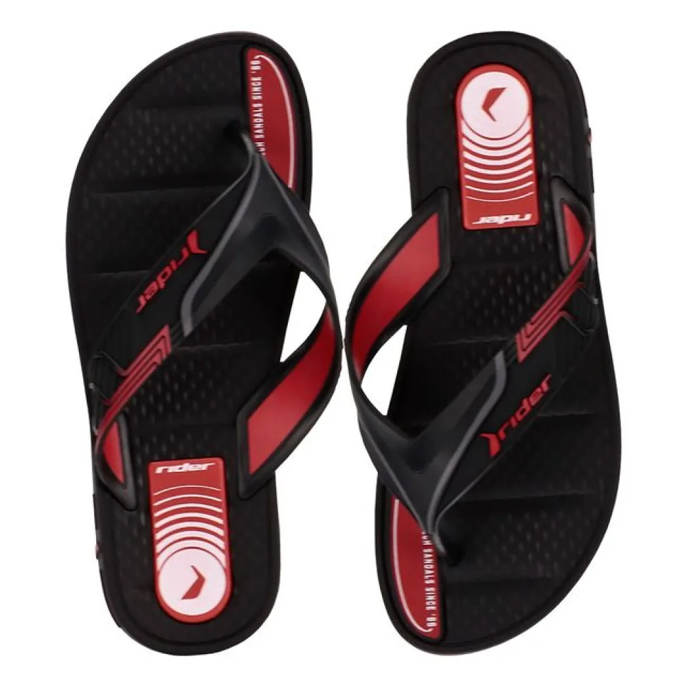 Chinelo Masculino Sprint Rider - 12015 PRETO/VERMELHO 01 37/38