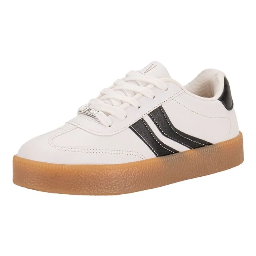 Tênis Feminino Casual Vizzano 1444100 BRANCO/PRETO 34