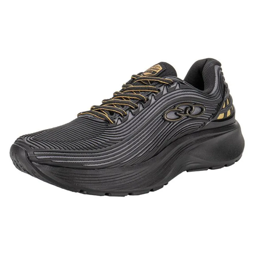 Tênis Masculino Fluir Olympikus 43542347 PRETO/BEGE 37
