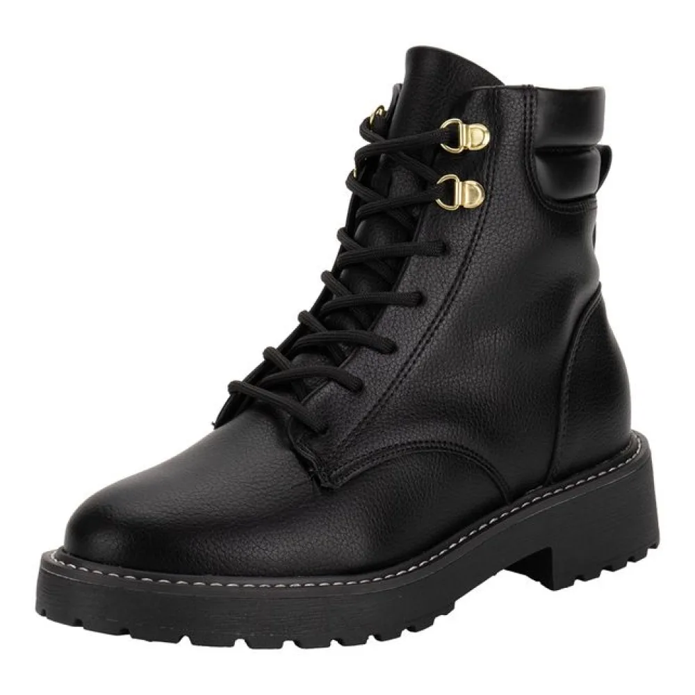 Bota Feminina Coturno Vizzano 3103101 PRETO 34