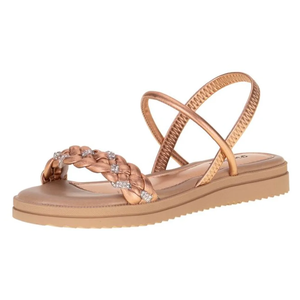 Sandália Infantil Feminina Pink Cats - V3762 BRONZE 28