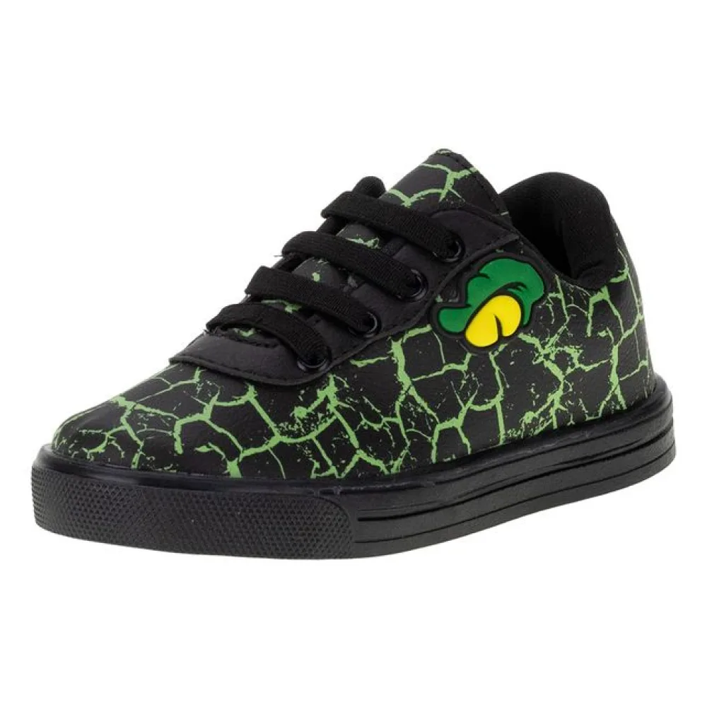 Tênis Infantil Masculino Lindo Jú - 15522 VERDE/PRETO 22