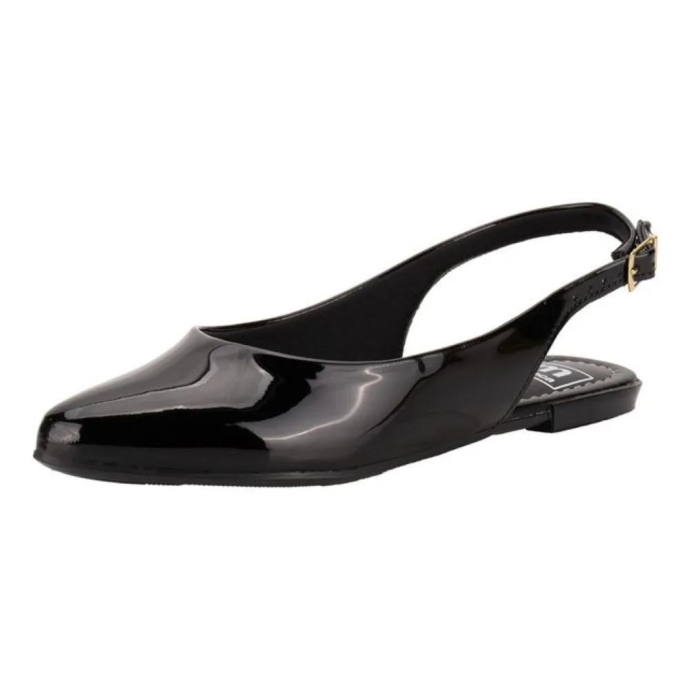 Sapato Feminino Mule Moleca 5444330 VERNIZ/PRETO 34