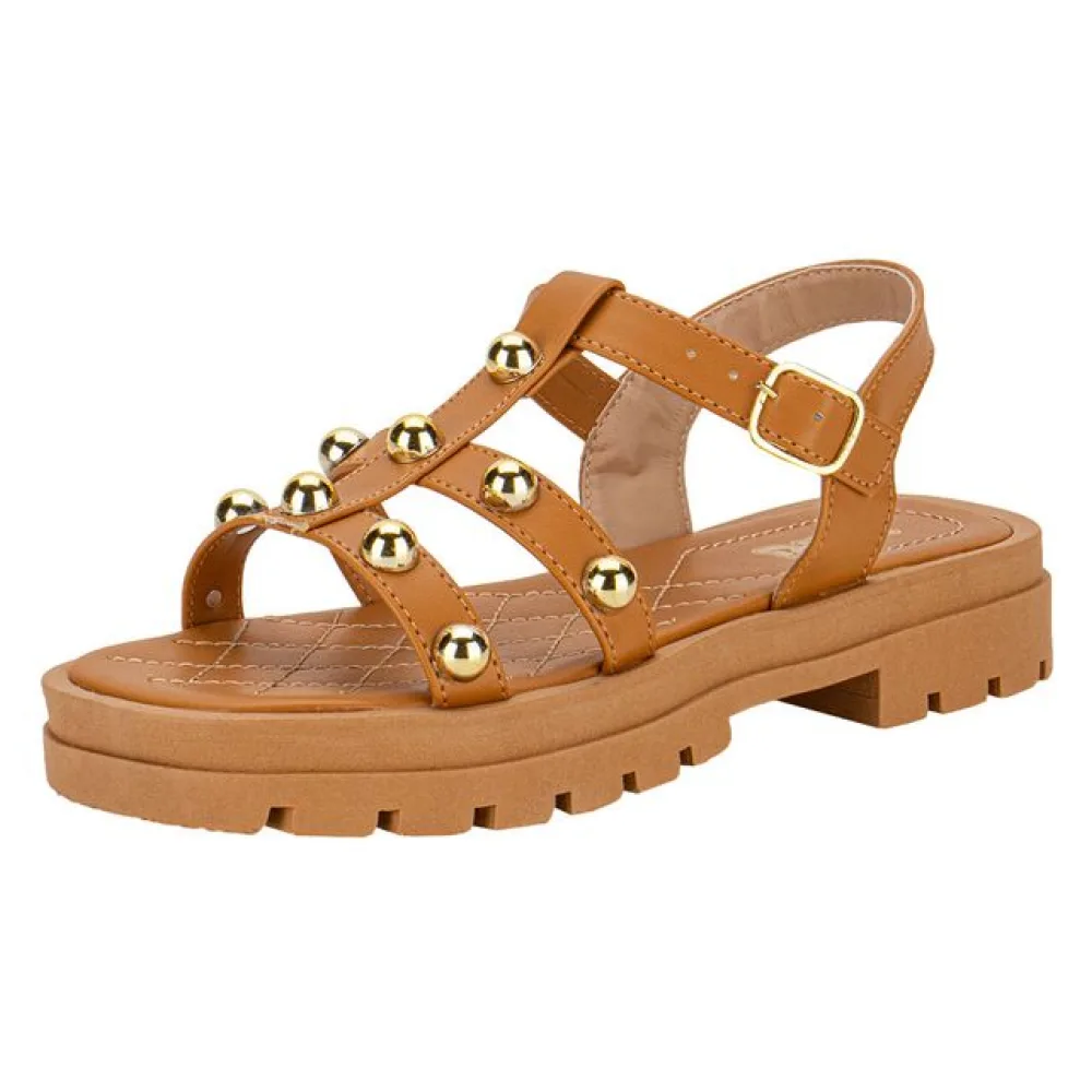 Sandália Infantil Feminina NilQi 3005 CARAMELO 28