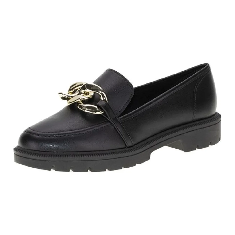 Mocassim Salto Baixo Beira Rio - 4283105 PRETO 34