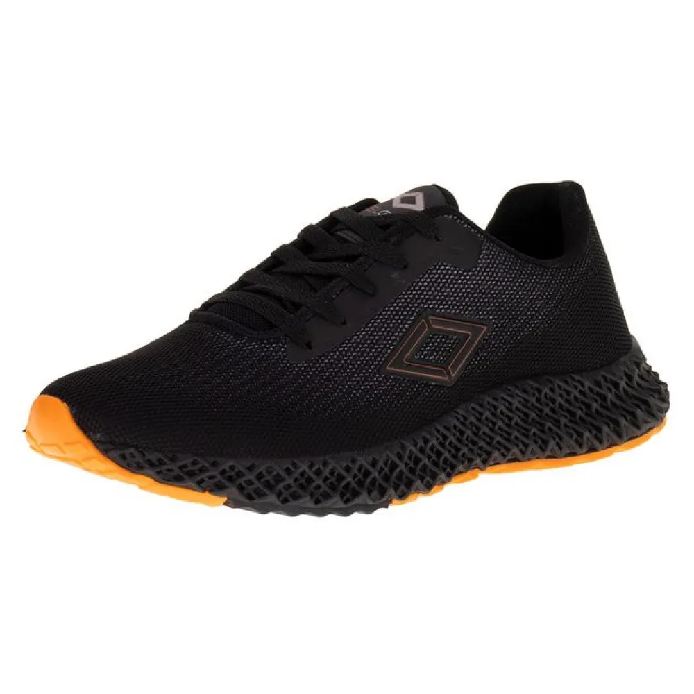 Tênis Masculino Veloce - V4036 PRETO/LARANJA 40