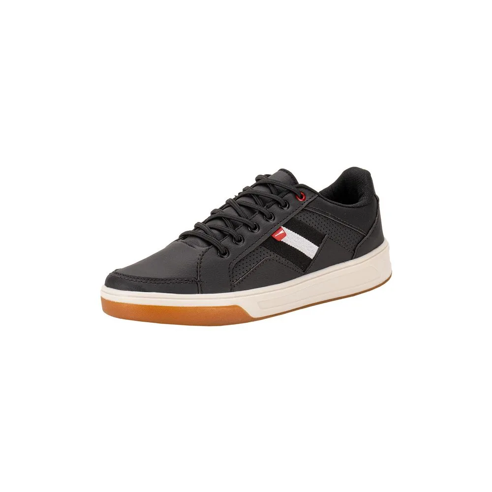 Sapatênis Masculino Rayon - R964 PRETO 01 37
