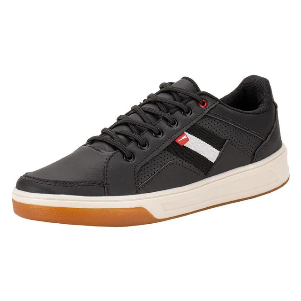 Sapatênis Masculino Rayon - R964 PRETO 01 37