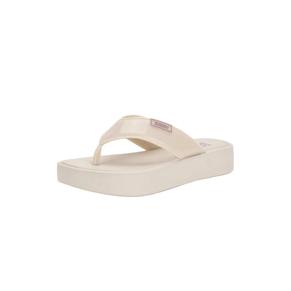 Tamanco Feminino Flat Trend Zaxy 19121 MARFIM 33/34
