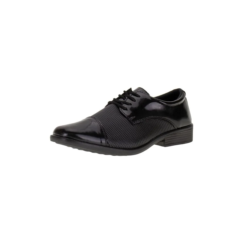 Sapato Infantil Social Polo Start - 801 VERNIZ/PRETO 31