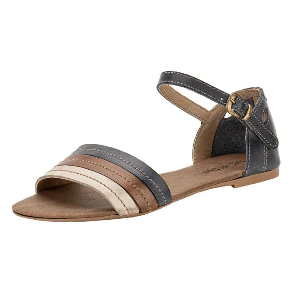 Sandália Feminina Flat Miss Western 120 MARINHO 38