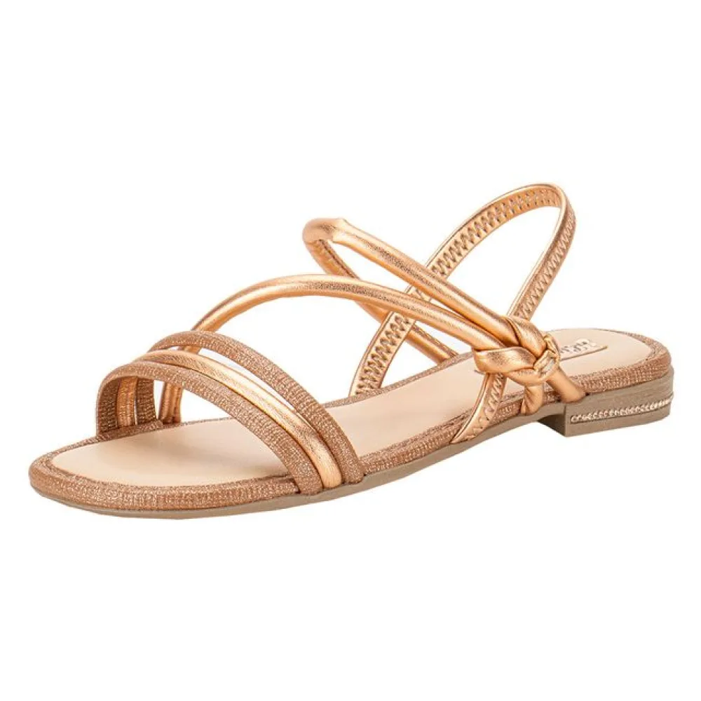 Sandália Infantil Feminina Pink Cats V4882 BRONZE 29