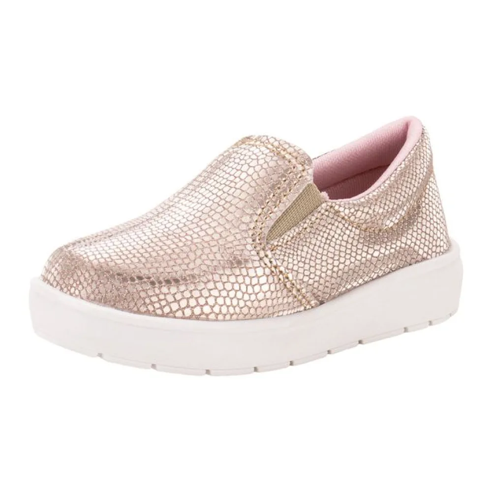 Tênis Infantil Feminino Slip On Bella Ninna 80042 ROSA 21