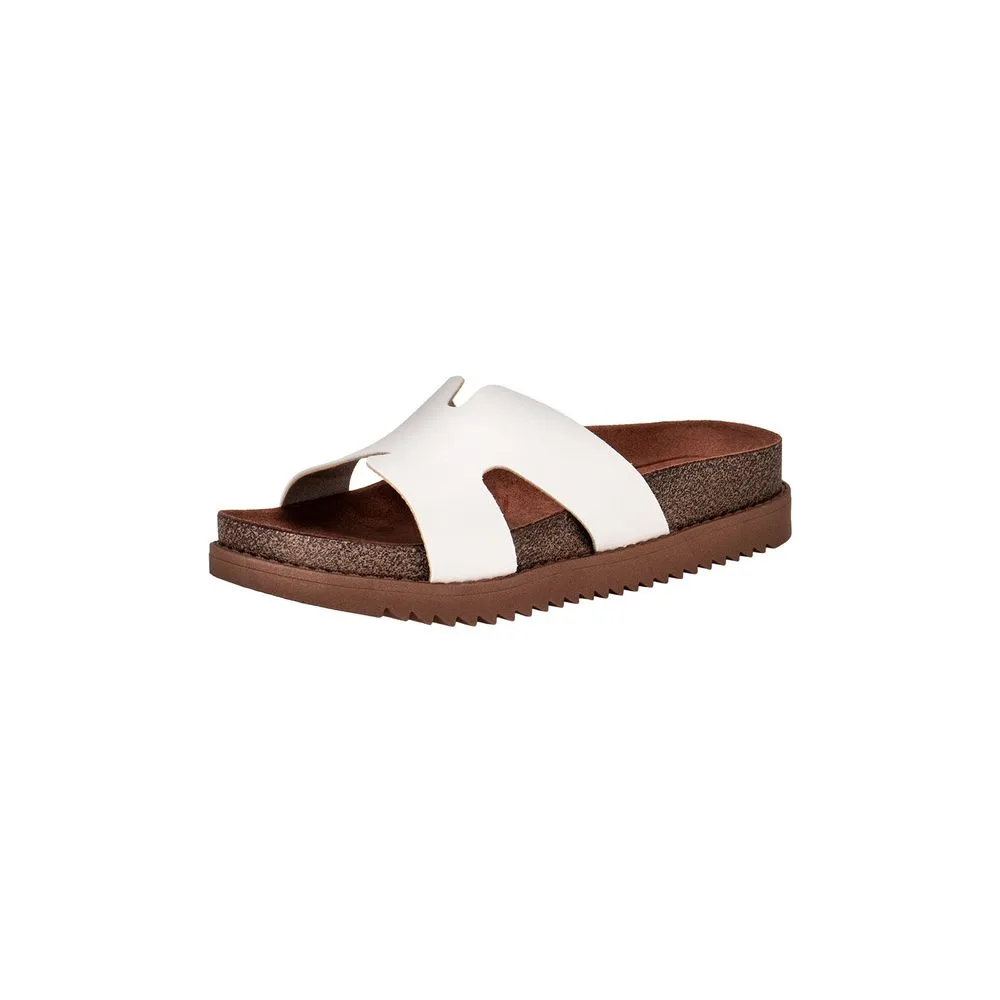Tamanco Feminino Flat Moleca 5500100 MARFIM 34