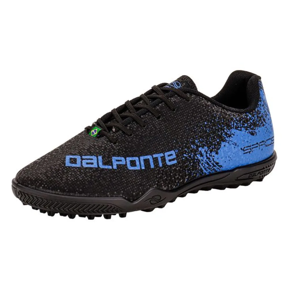 Chuteira Society Space Dalponte 1098 PRETO/AZUL 38