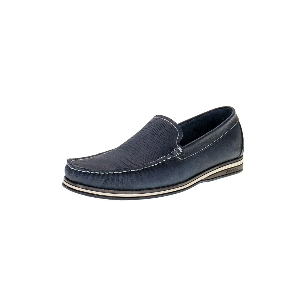 Mocassim Masculino Denim Flow Democrata - 135201 MARINHO 02 38