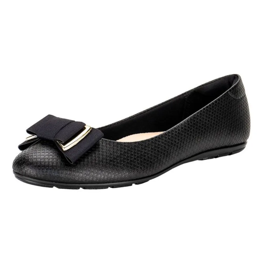 Sapatilha Feminina Flat Moleca 5800103 PRETO 36