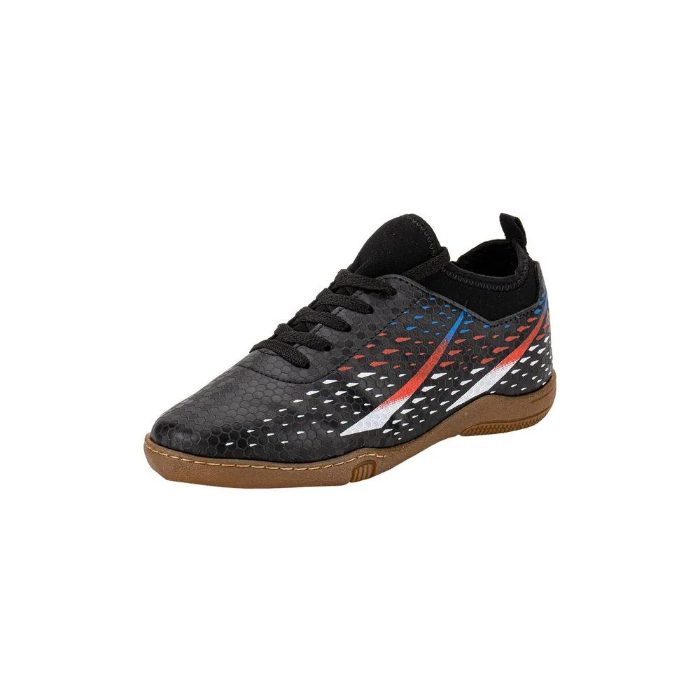 Chuteira Infantil Masculina Indoor Molekinho 2808330 PRETO/BRANCO 27