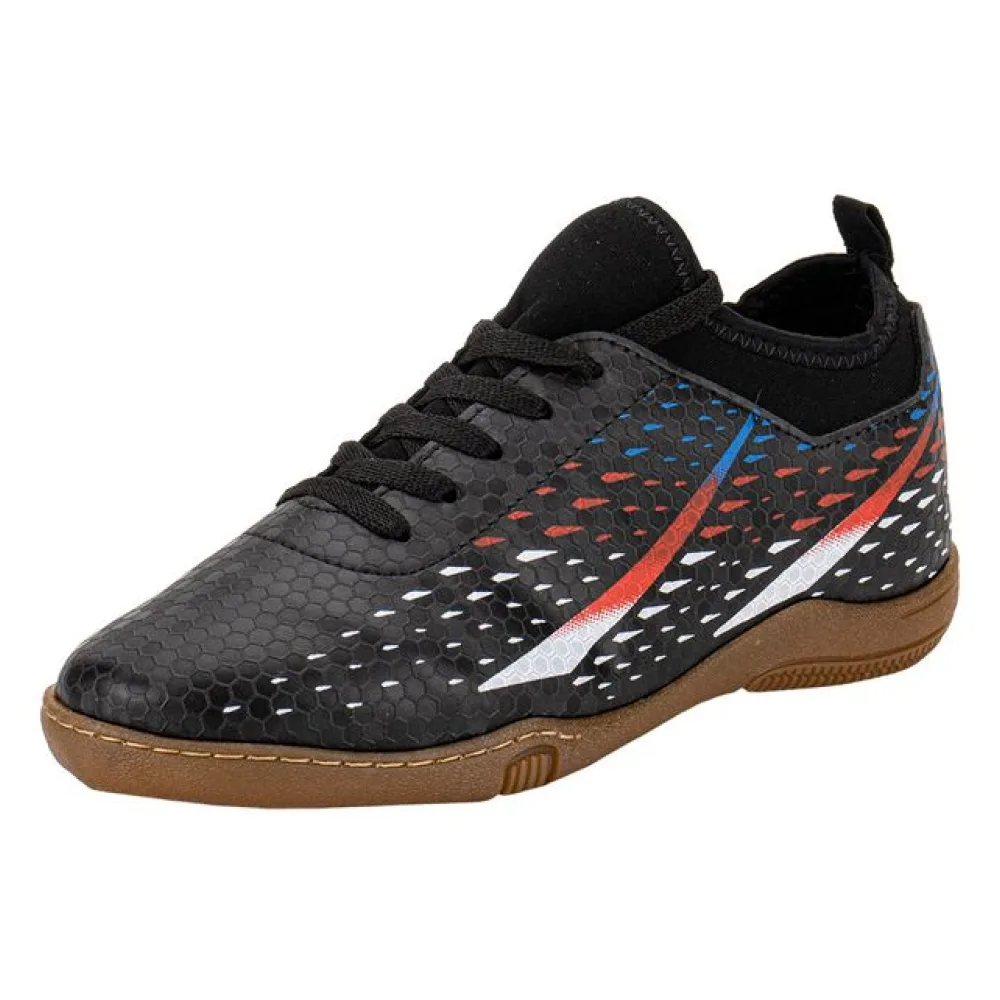 Chuteira Infantil Masculina Indoor Molekinho 2808330 PRETO/BRANCO 27