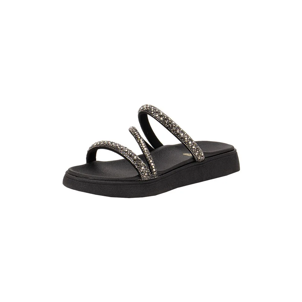 Tamanco Infantil Feminino NilQi 2802 PRETO 28