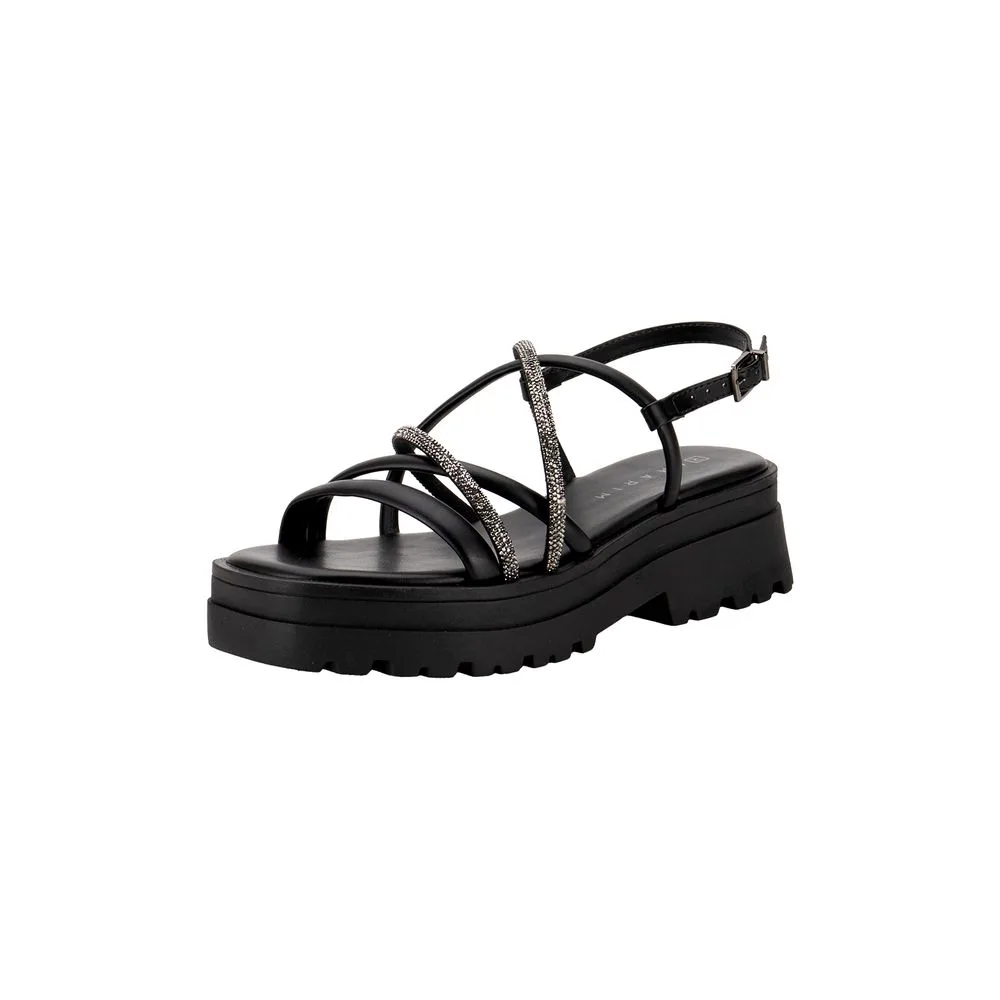 Sandália Feminina Salto Grosso Ramarim 2438203 PRETO 38