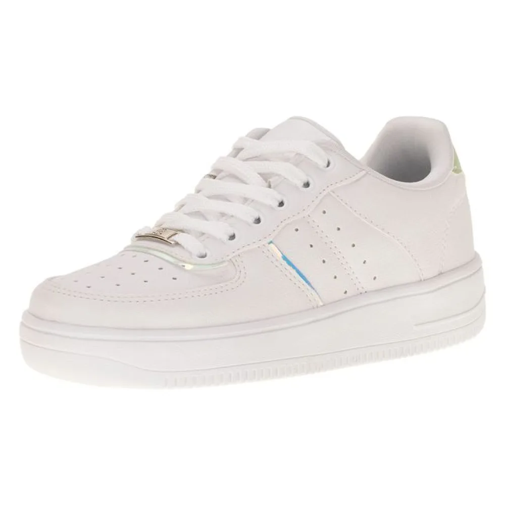 Tênis Feminino Kings Ollie- 501 BRANCO/VERDE 35