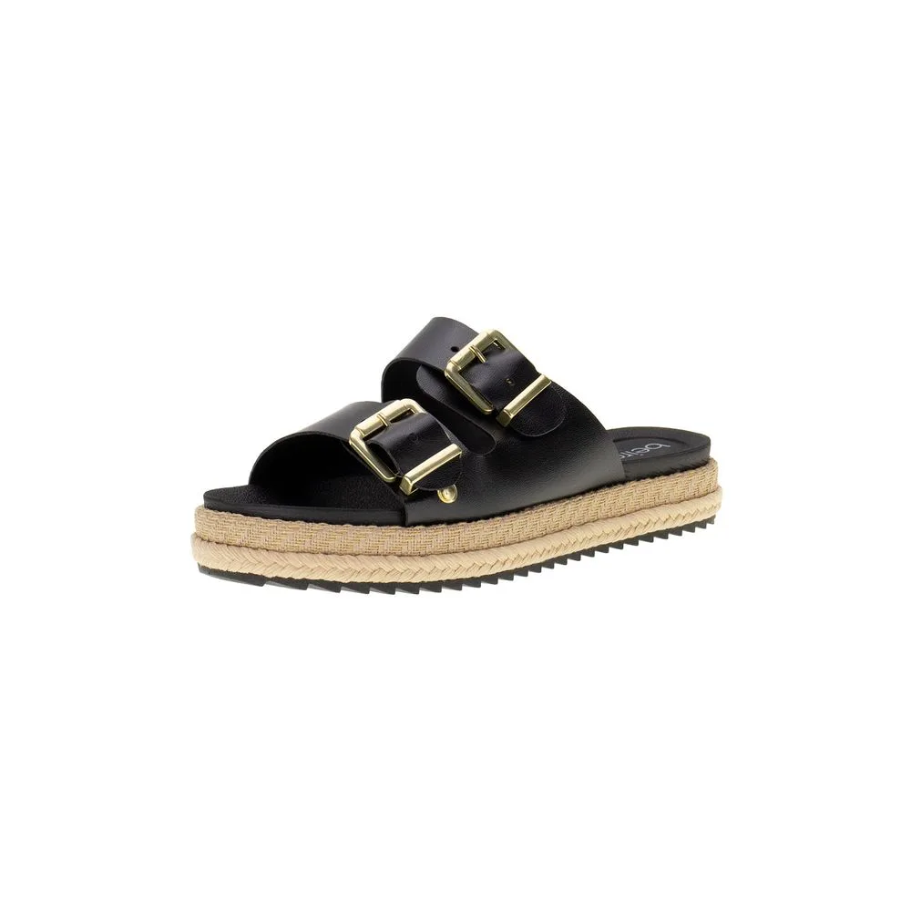Sandália Feminina Conforto Beira Rio - 83541539 PRETO 34