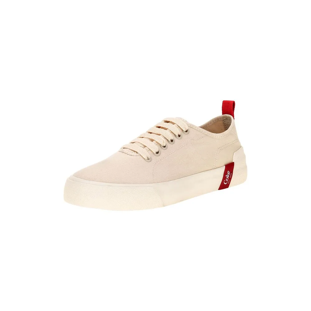 Tênis Masculino Charlotte Canvas Coca-Cola CC2404 NATURAL 37