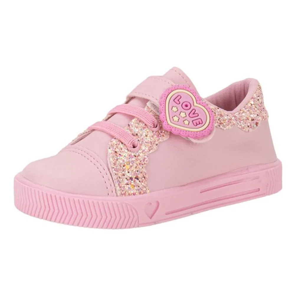 Tênis Infantil Feminino Linda Jú - 15551 ROSA 04 21