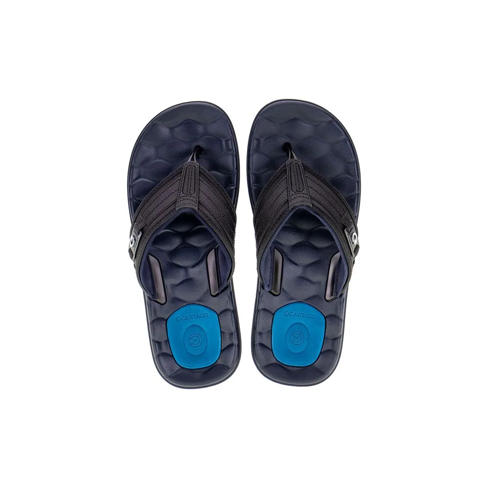 Chinelo Masculino Egeu III Cartago -12287 AZUL/PRETO 39