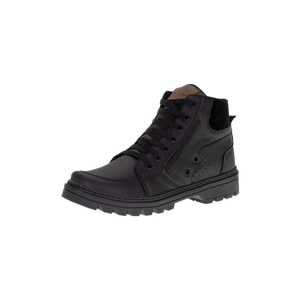 Bota Masculina Coturno Confort Way - C225 PRETO 37