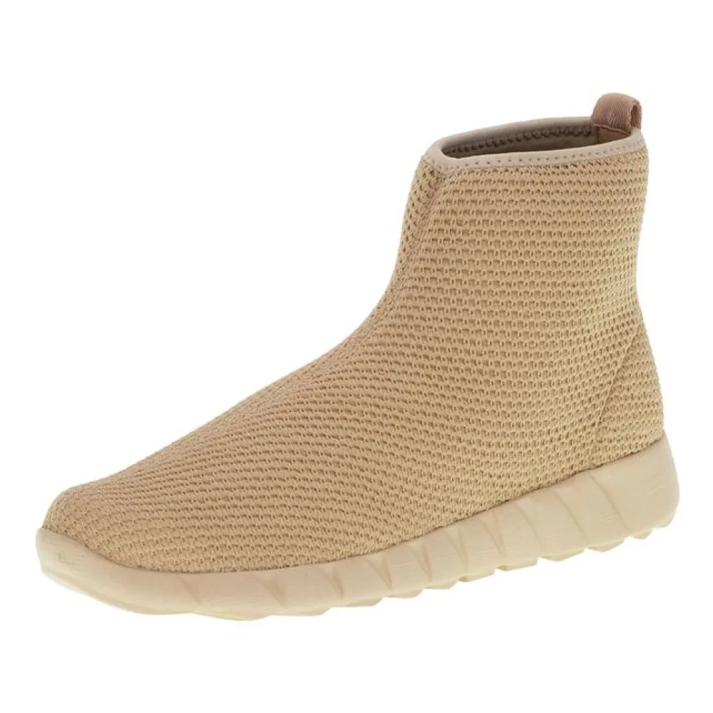 Tênis Feminino Abotinado Piccadilly -970073 BEGE 34