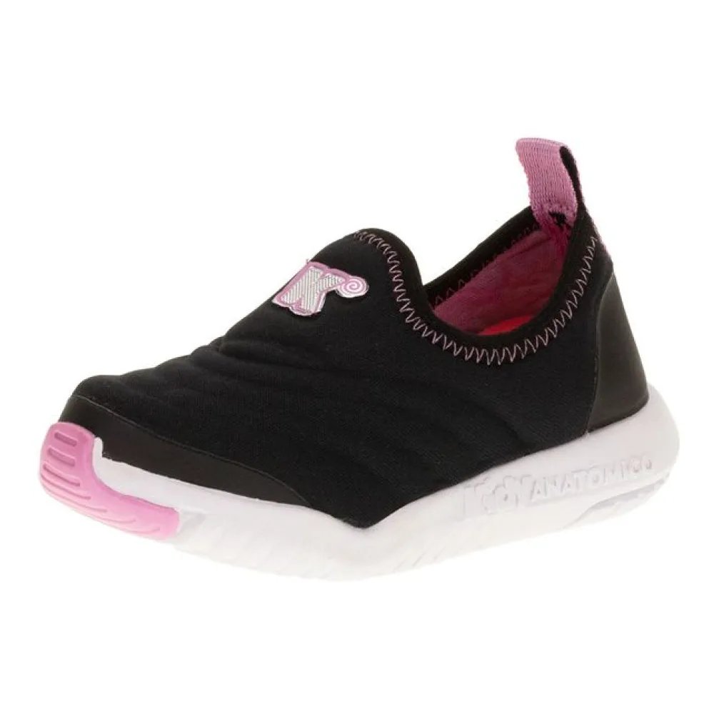 Tênis Infantil Feminino Sprint Baby Kidy - 0931094 PRETO/ROSA 22