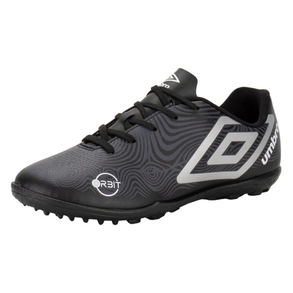 Chuteira Masculina Society Orbit Umbro - U01FB00153 PRETO/CINZA 38