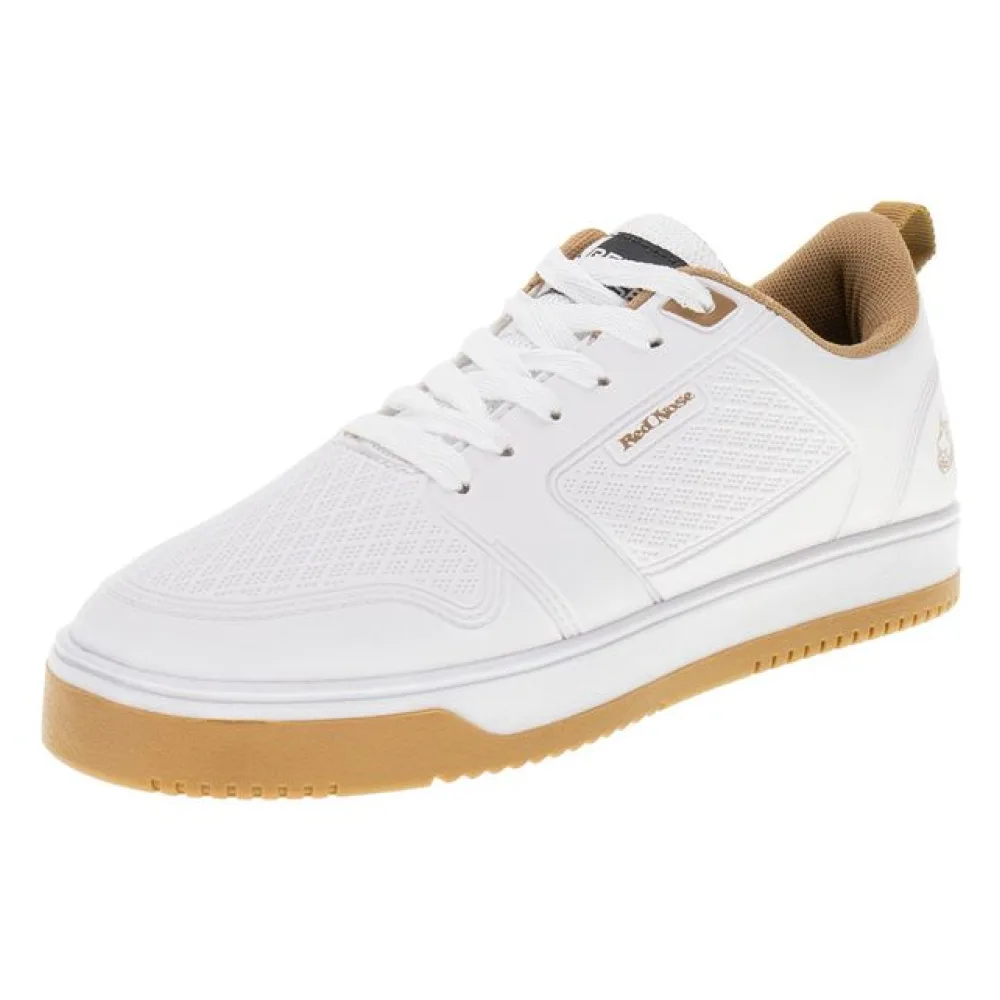 Tênis Masculino Street Rake Red Nose - 824 BRANCO/BEGE 42