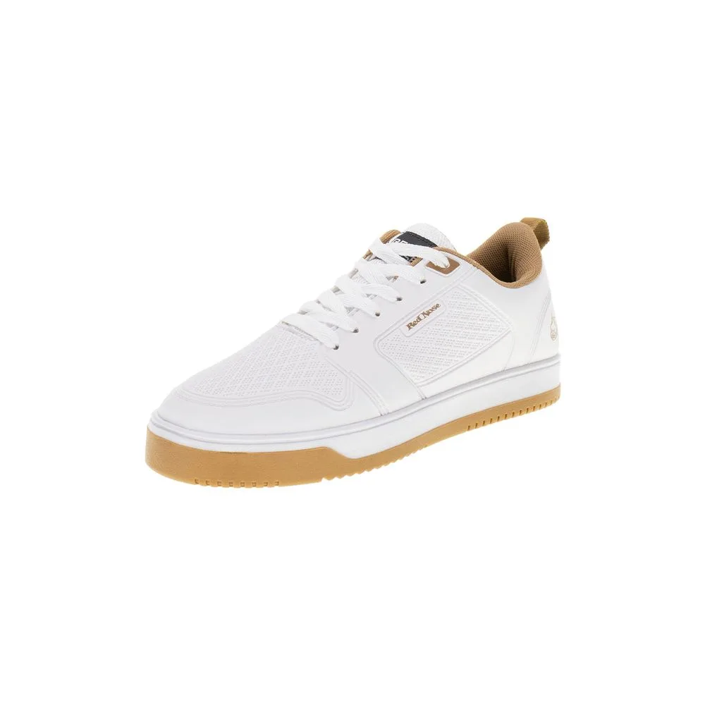 Tênis Masculino Street Rake Red Nose - 824 BRANCO/BEGE 42