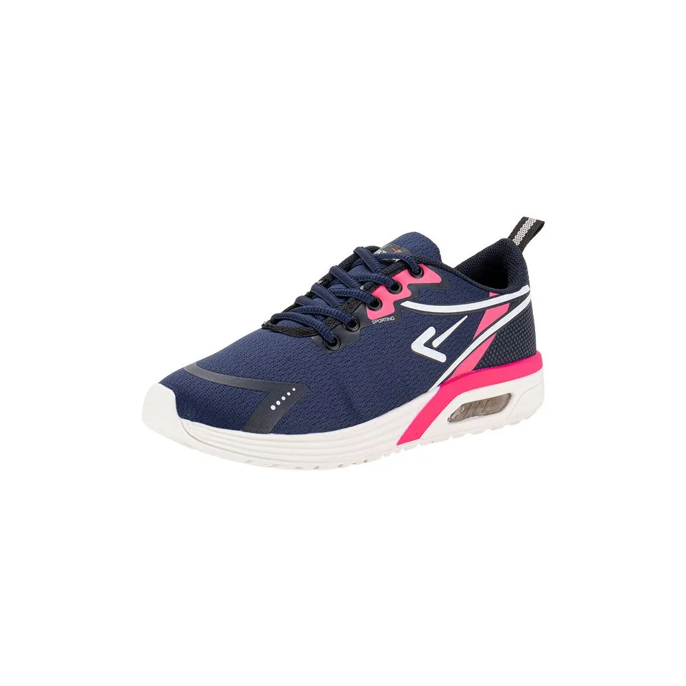 Tênis Feminino Box 200 BX2437 AZUL/ROSA 34