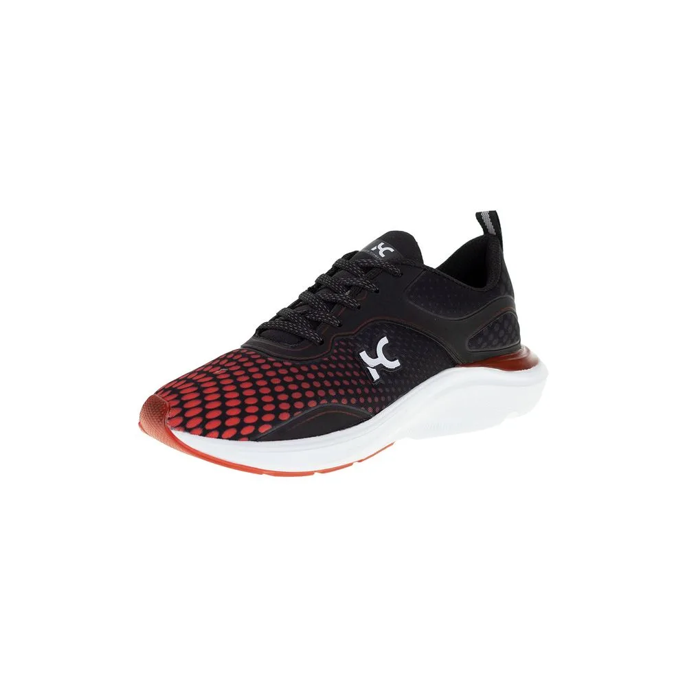 Tênis Masculino Box 200 - KC0267 PRETO/VERMELHO 41