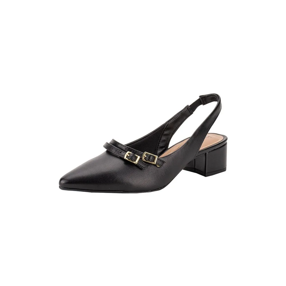 Sapato Feminino Salto Grosso Beira Rio 4182224 PRETO 34