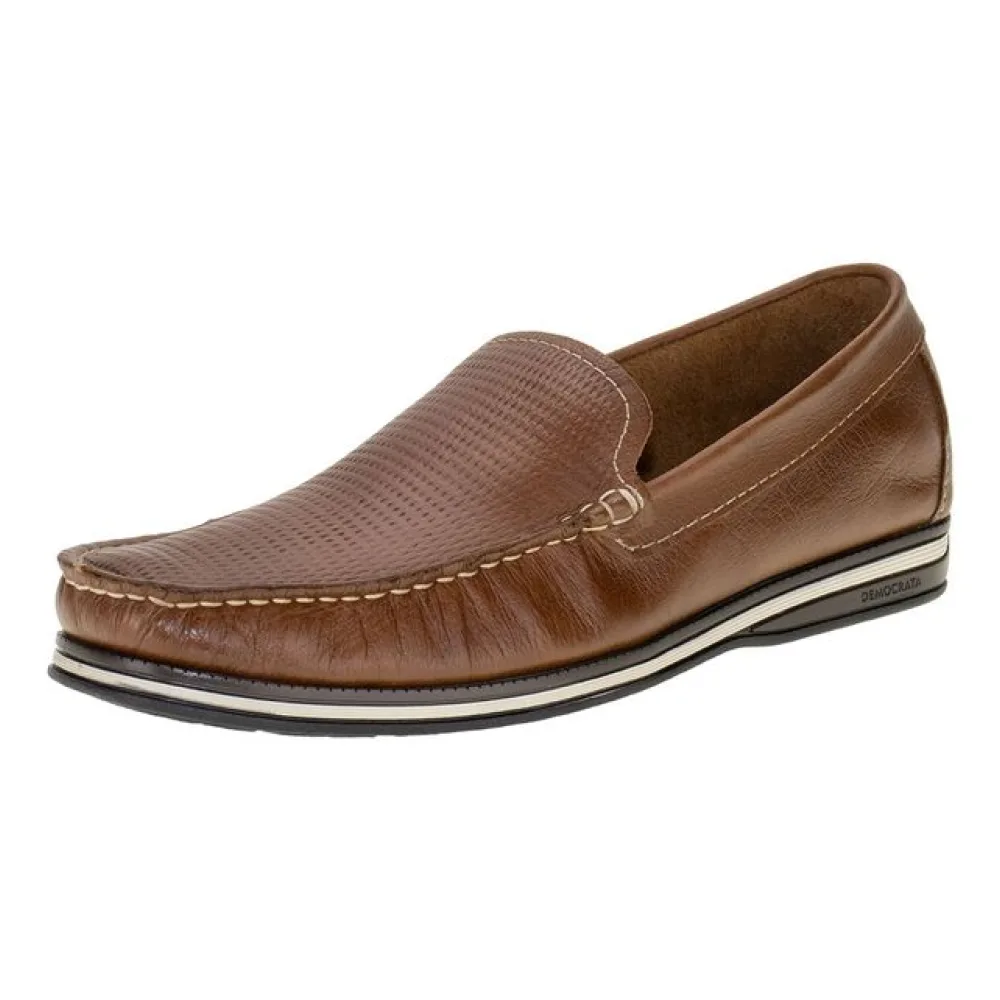 Mocassim Masculino Denim Flow Democrata - 135201 CARAMELO 01 38