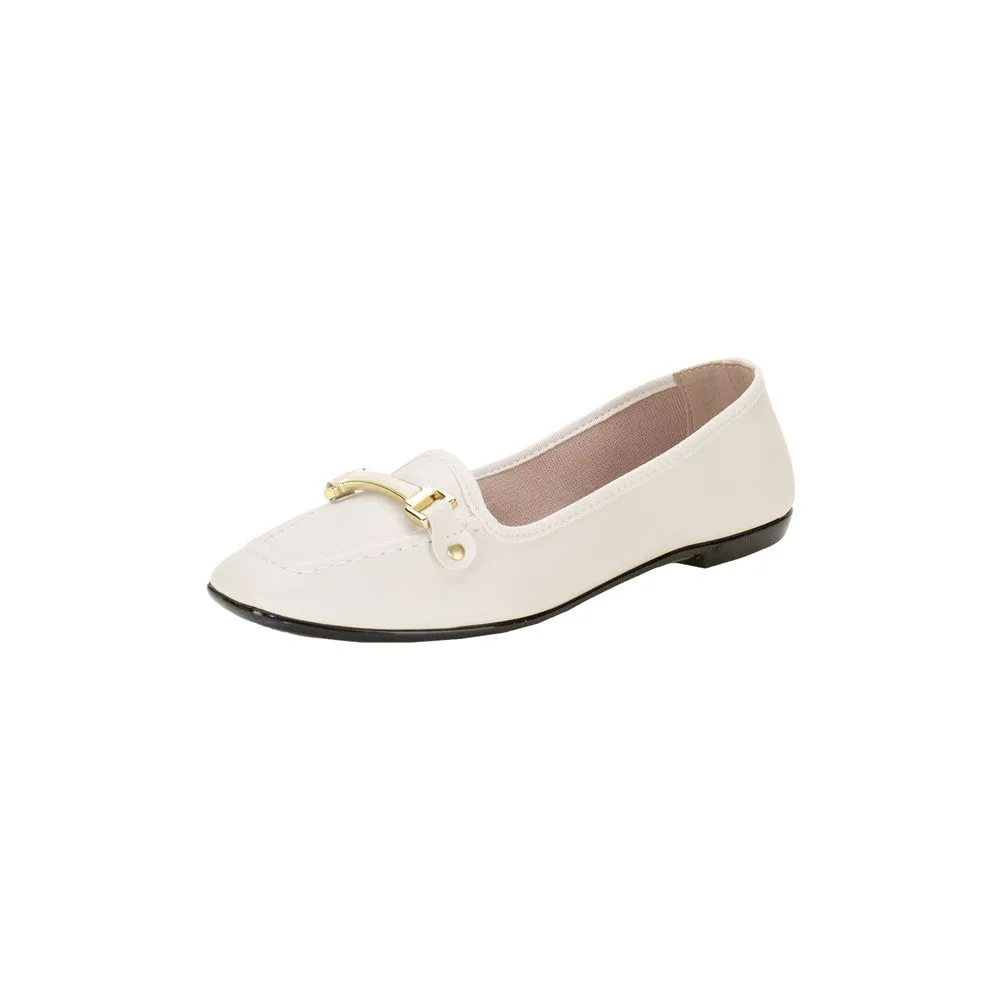 Sapatilha Feminina Flat Moleca 5729127 NATURAL 34
